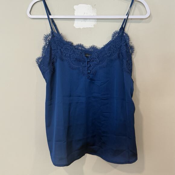 Y2K Abercrombie & Fitch Lace Trim Cami Spaghetti Strap Tank Top Medium Xx1366 - Picture 2 of 7